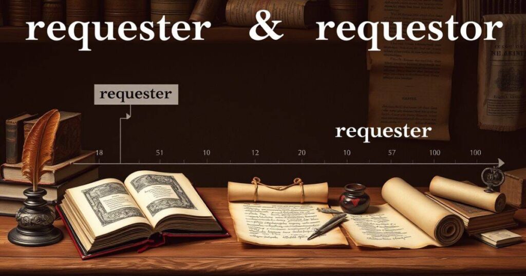Origins of the Word “Requester and Requestor”