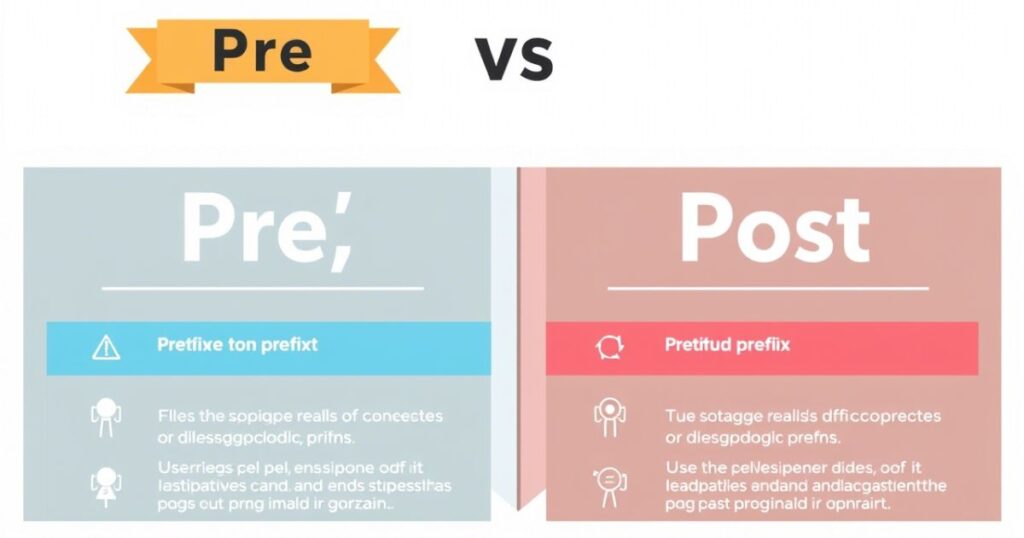 Pre vs Post: The Differences Made Clear