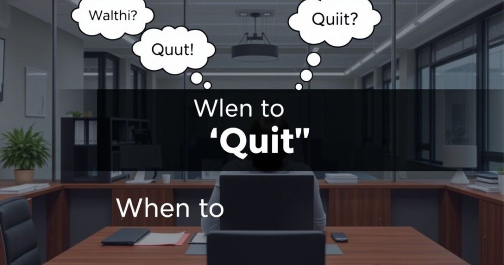 When to Use “Quit”?