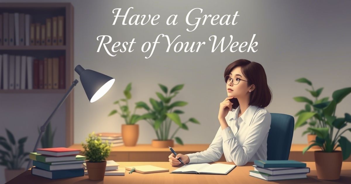 Have a Great Rest of Your Week