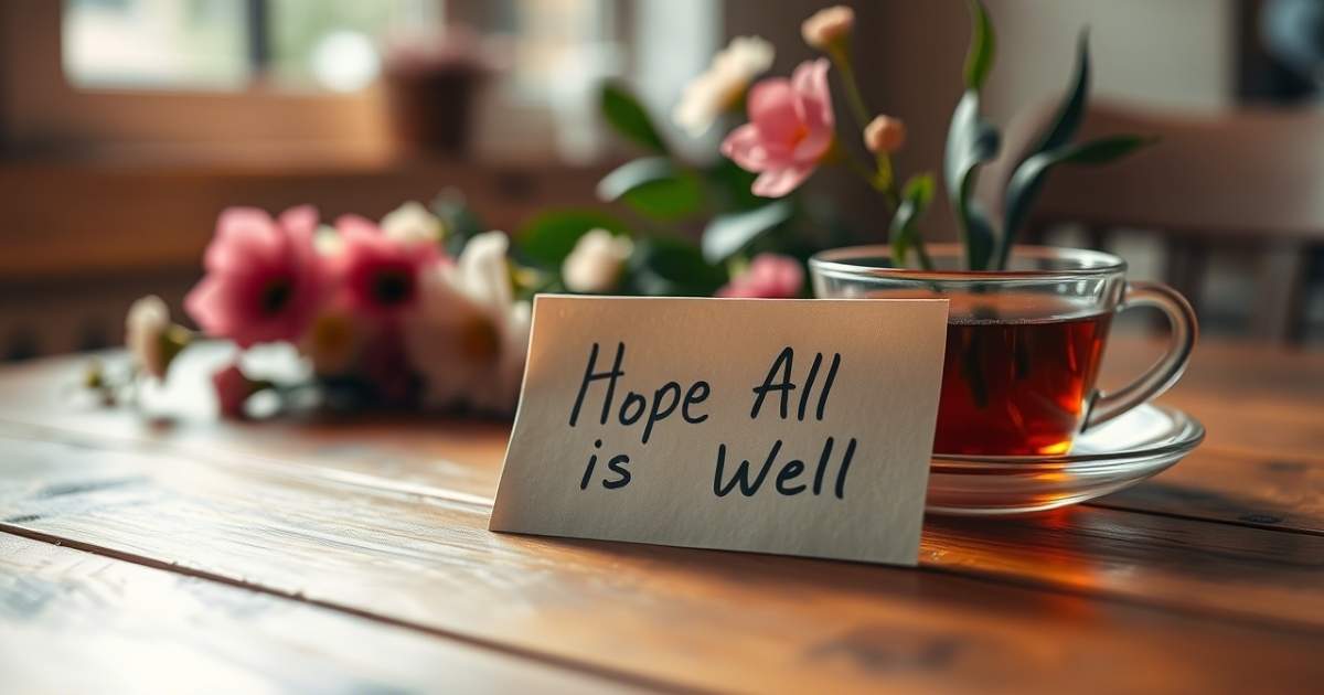 Hope All Is Well