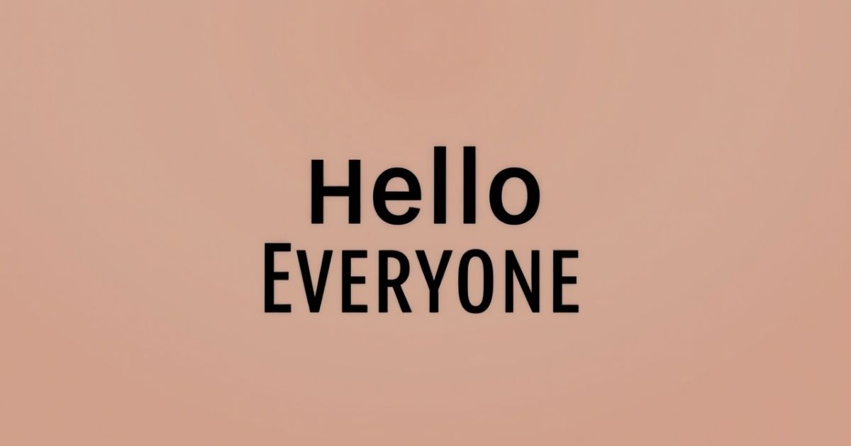 Hello