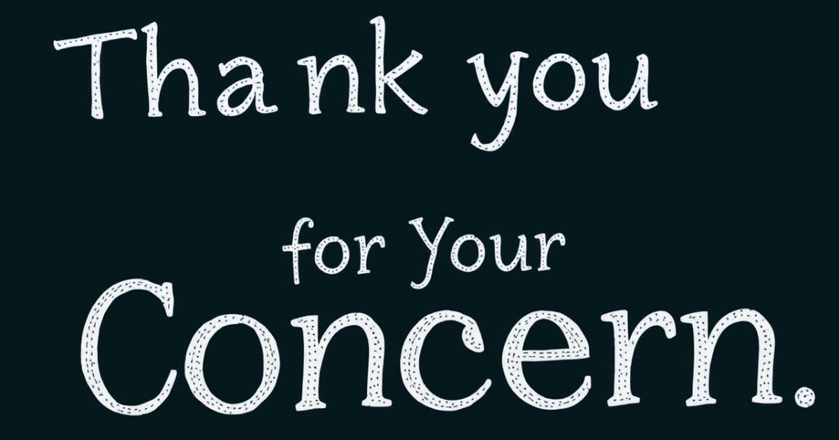 Thank You for
