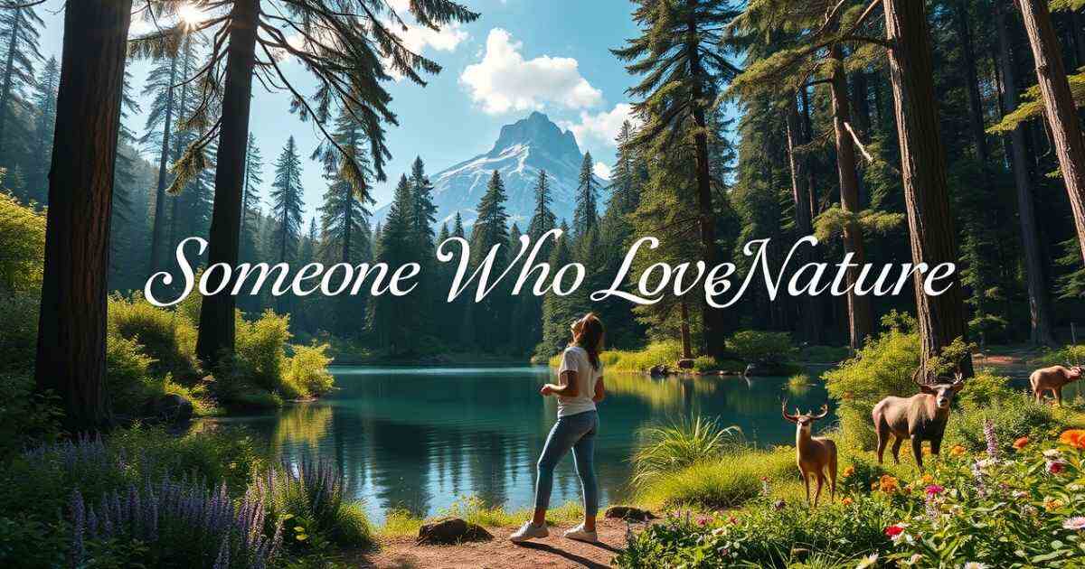 Someone Who Loves Nature
