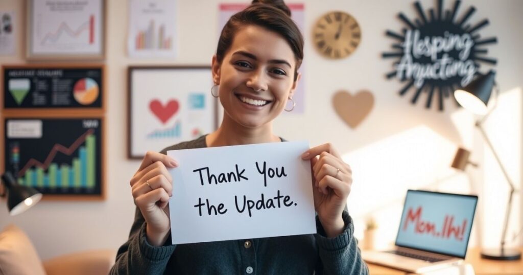 Show Appreciation for the Update